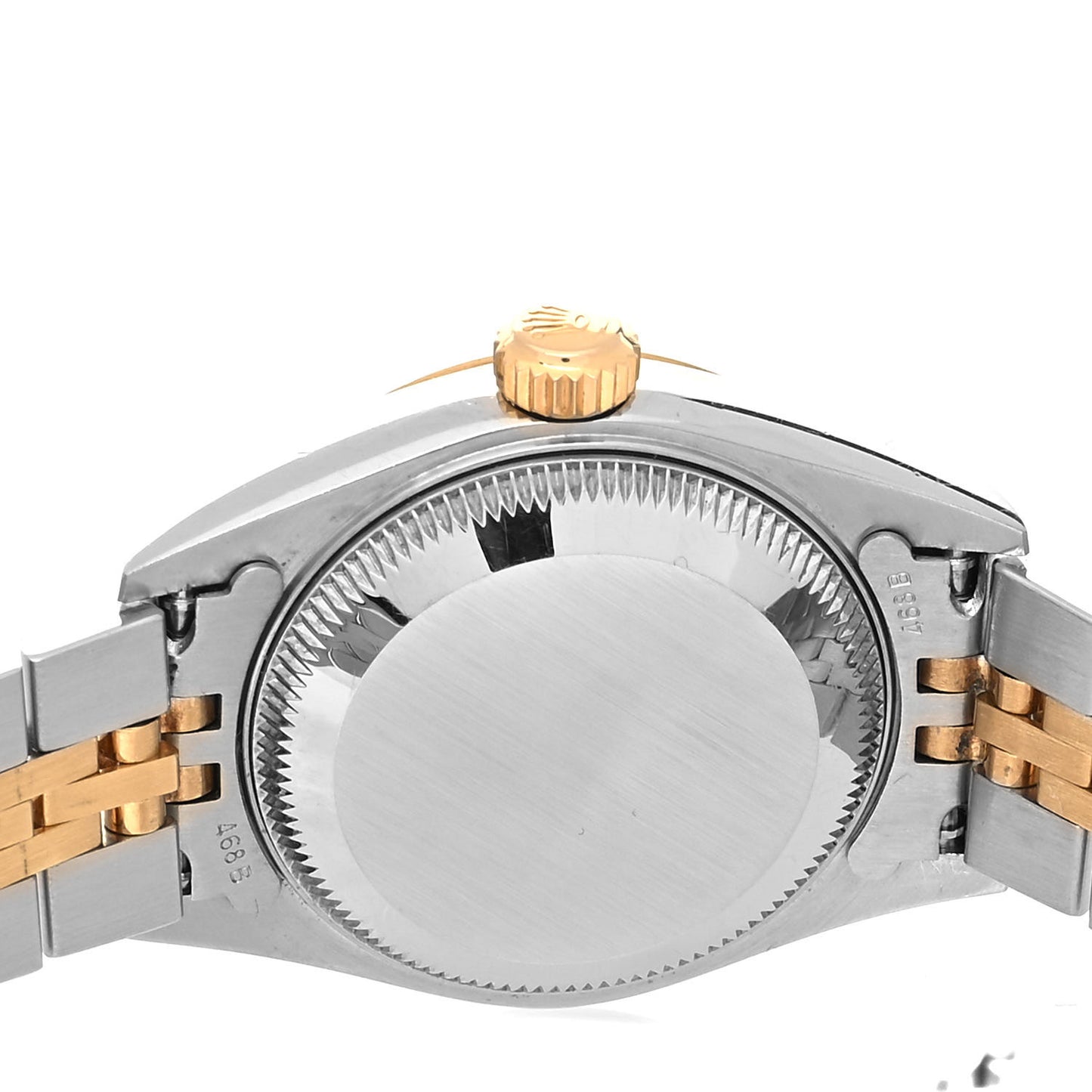 Stainless Steel 18K Yellow Gold Diamond 26mm Oyster Perpetual Datejust Watch Silver Jubilee 79173