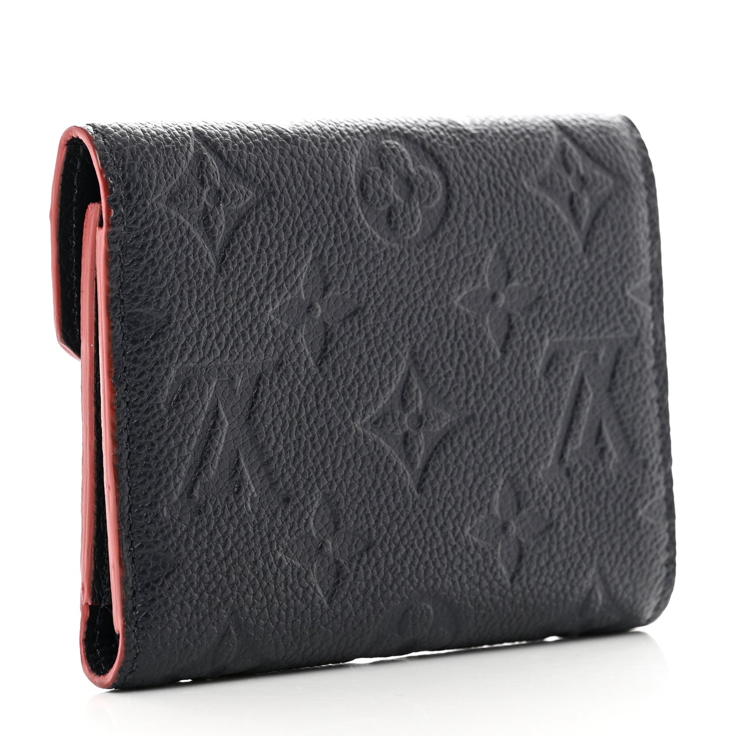 Empreinte Victorine Wallet Marine Rouge
