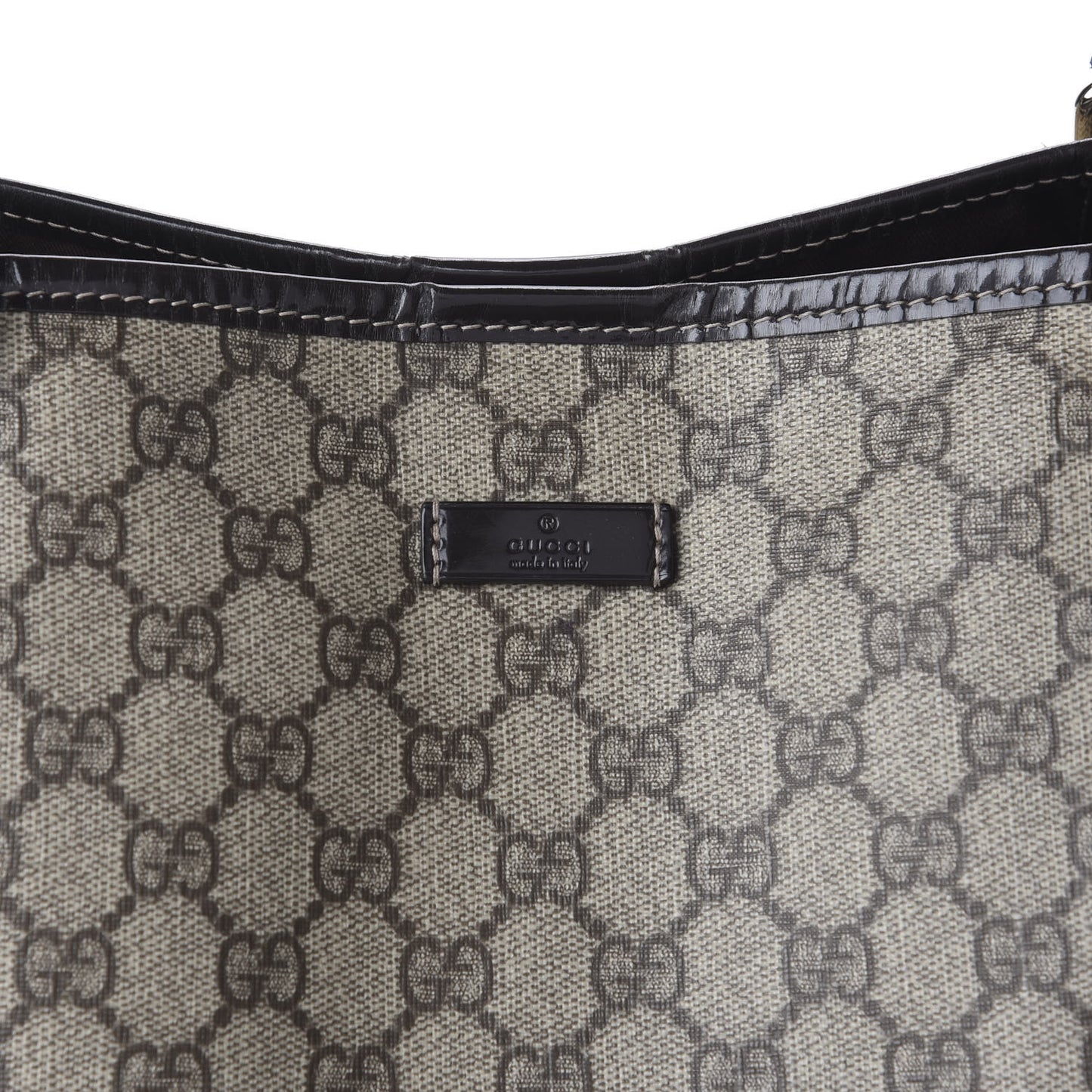 GG Plus Monogram Medium Joy Tote Dark Brown