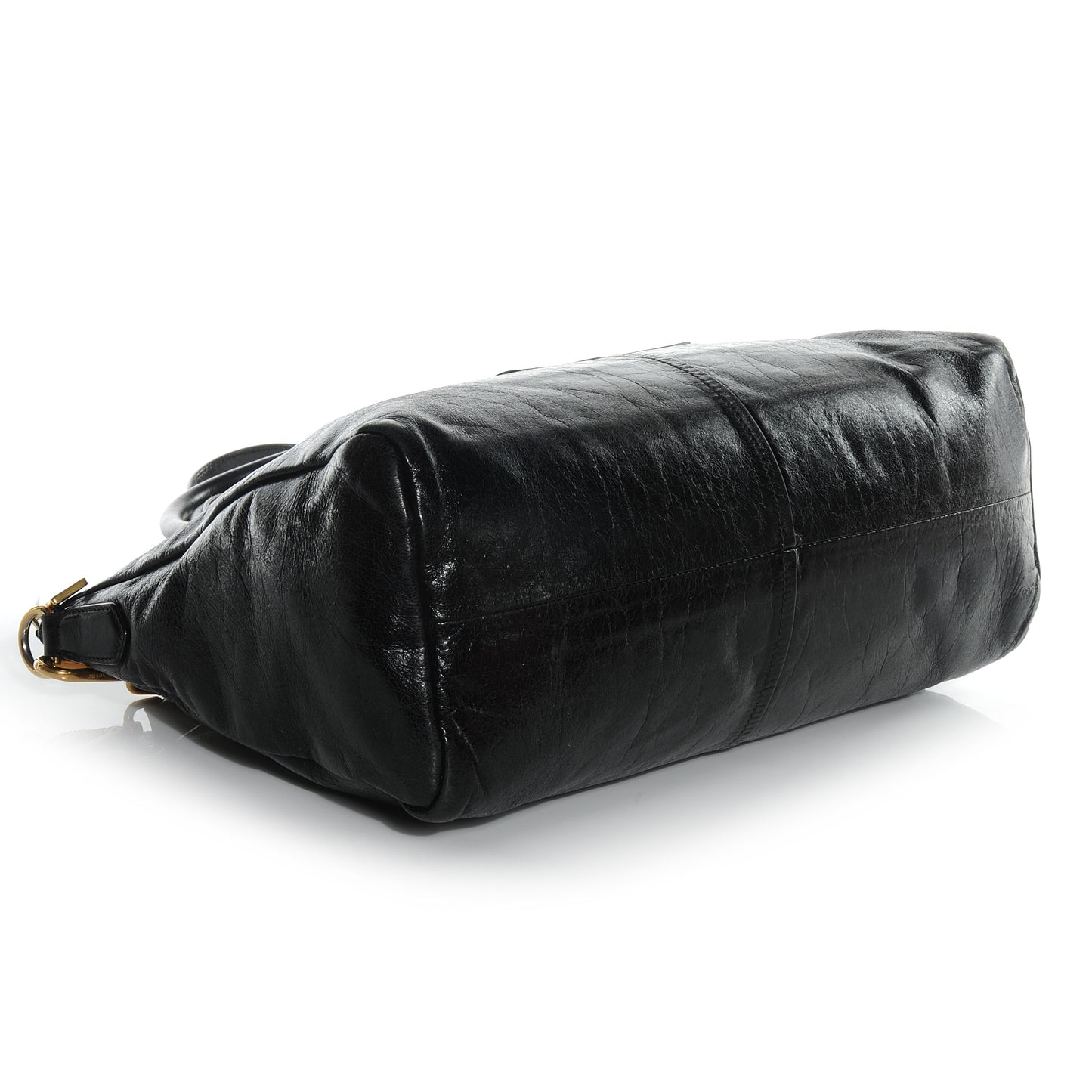 Vitello Shine Tote Nero Black