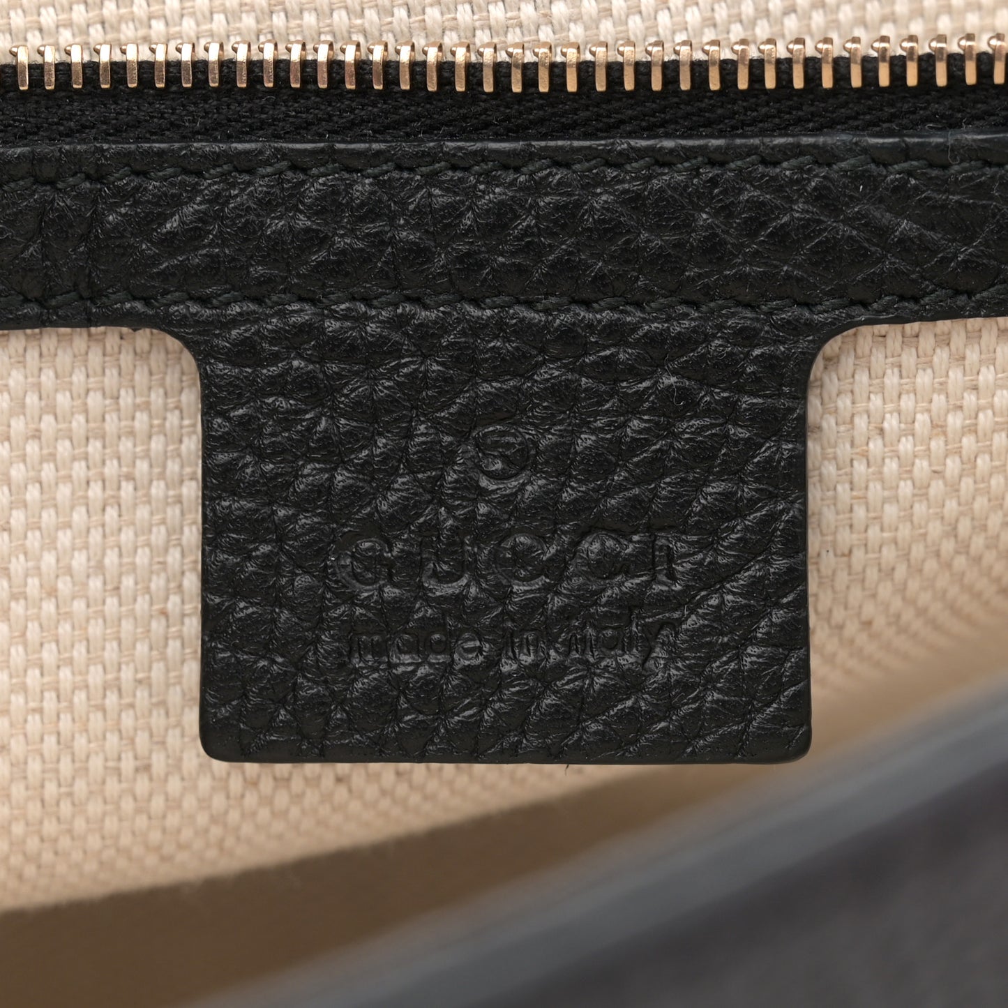 Pebbled Calfskin Medium Soho Flap Crossbody Black