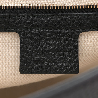 Gucci Pebbled Calfskin Medium Soho Flap Crossbody Black 6 of 10
