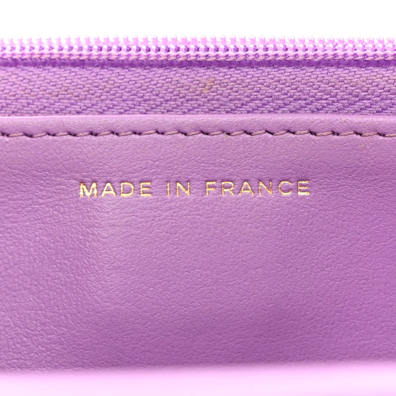 Chanel Caviar Quilted Wallet On Chain WOC Purple 6 of 11