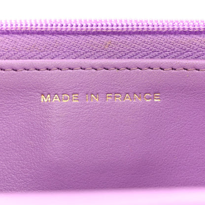 Chanel Caviar Quilted Wallet On Chain WOC Purple 6 of 11