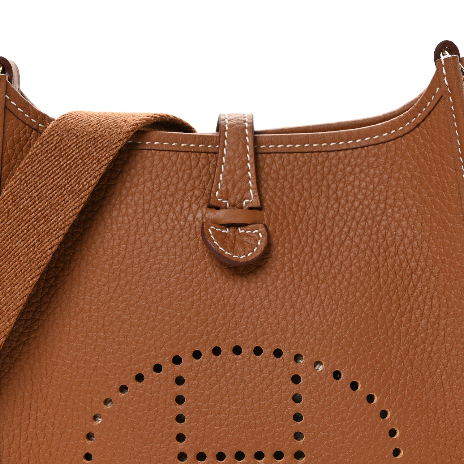 Hermes Taurillon Clemence Evelyne TPM Gold 8 of 11