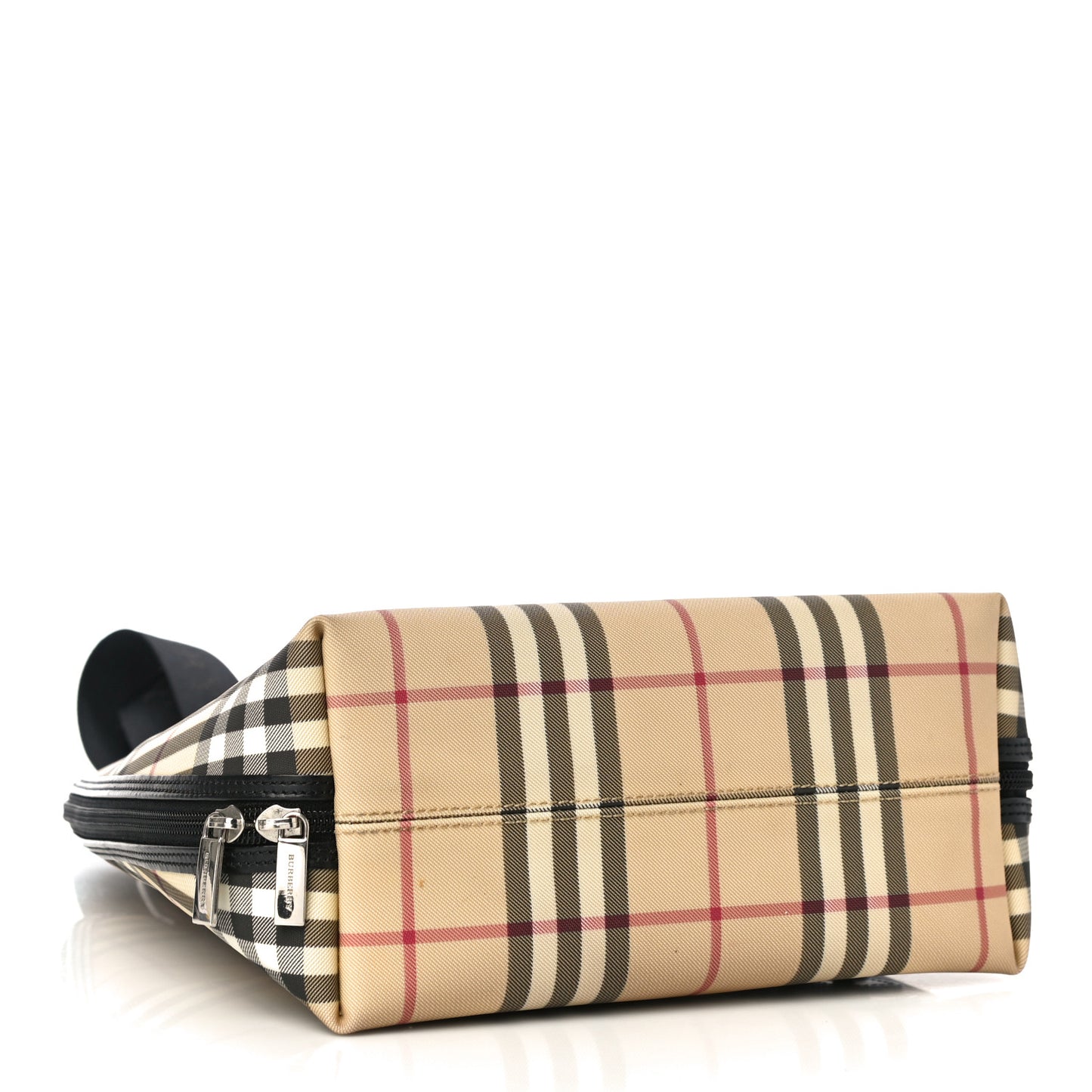Canvas House Check Backpack Black
