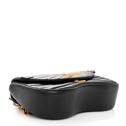 Louis Vuitton Calfskin New Wave Chain MM Black 7 of 9