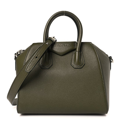 Givenchy Sugar Goatskin Mini Antigona Khaki 1 of 10