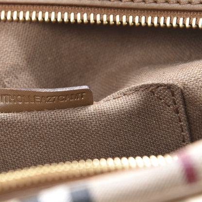 Burberry Haymarket Check Medium Bowden Bag Toffee 8 of 13