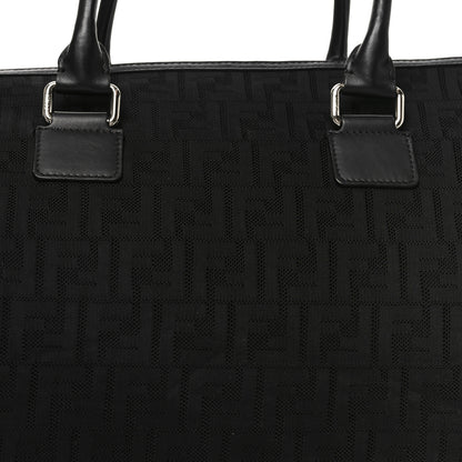 Fendi Mesh  FF 1974 Medium Weekender Black 7 of 9