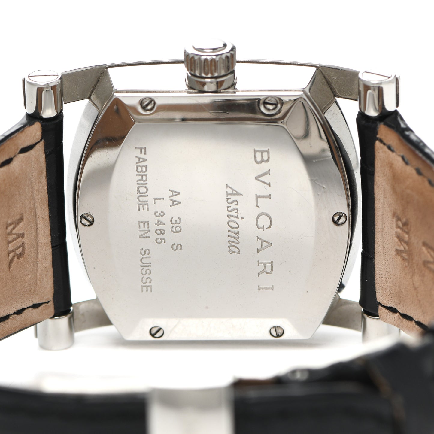 Stainless Steel Alligator 29mm Assioma Quartz Watch Black