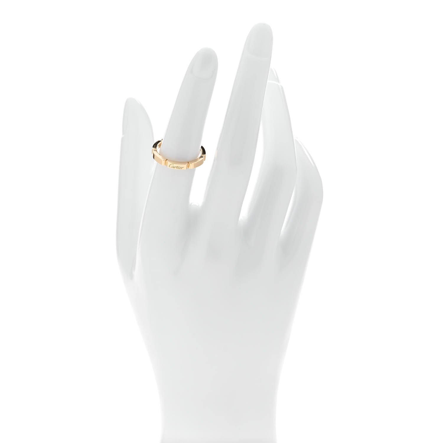 Cartier 18K Yellow Gold 2.5mm Maillon Panthere Wedding Band Ring 52 6 2 of 5