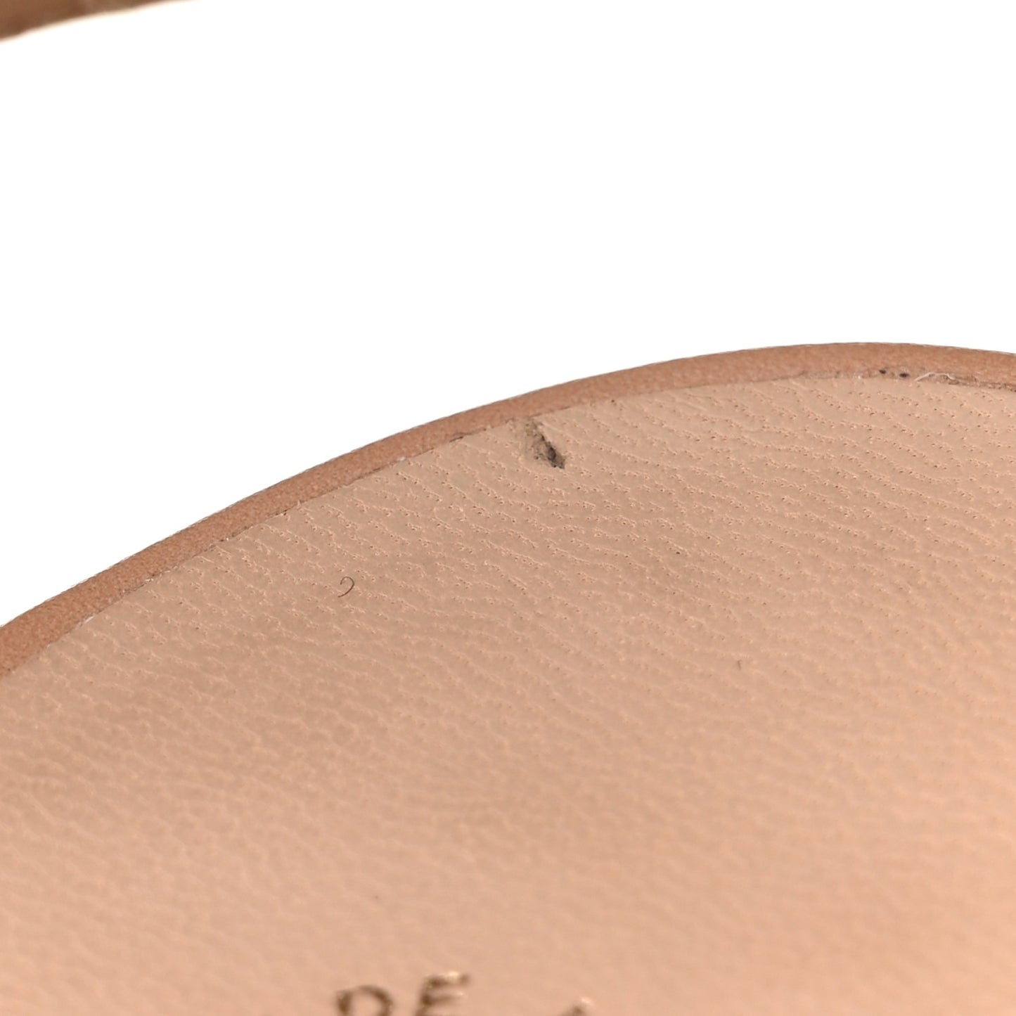 Calfskin CC Turnlock Sandals 37.5 Beige