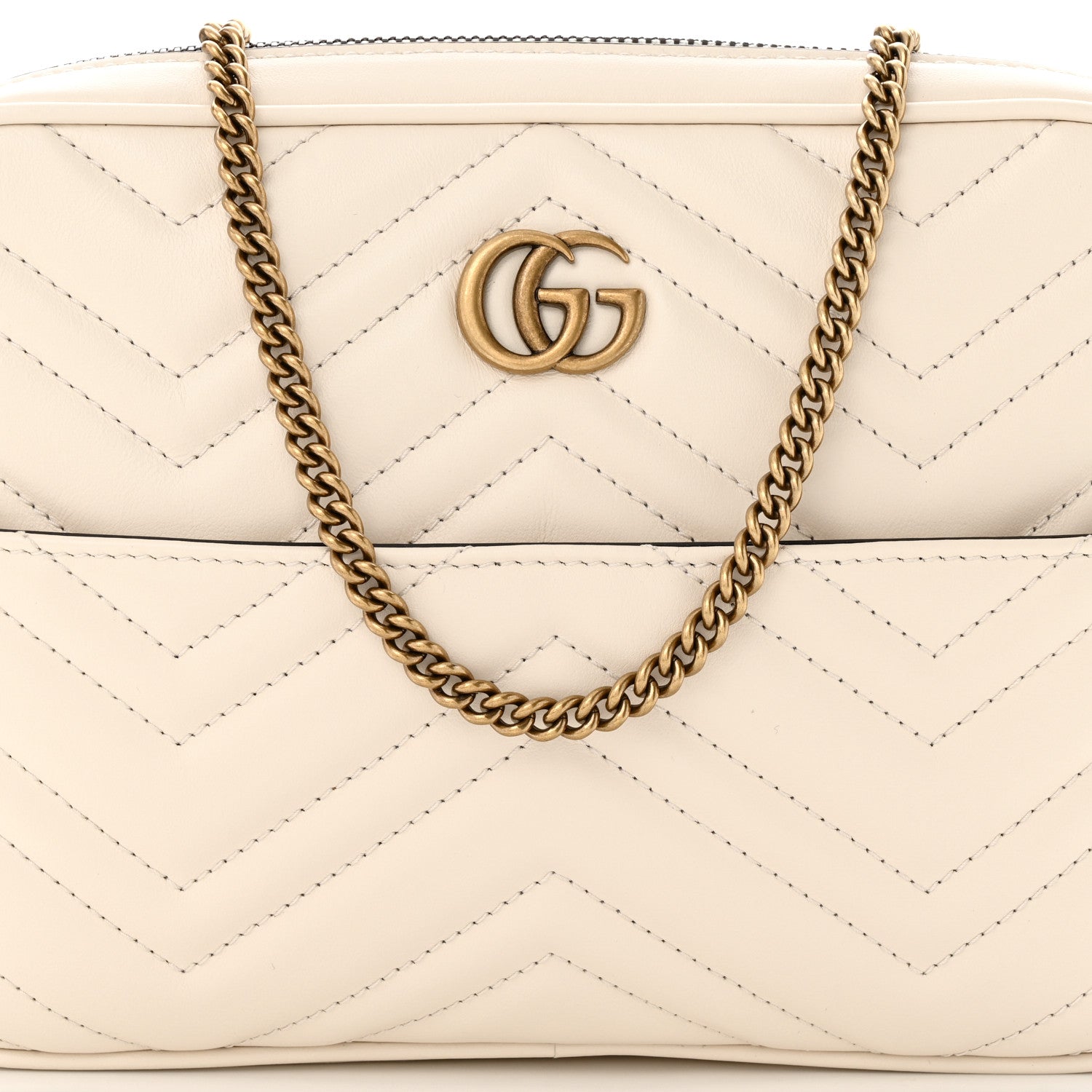 Gucci Calfskin Matelasse GG Marmont Multi-Use Mini Bag 85 34 Black Perfect Pink Mystic White 9 of 14