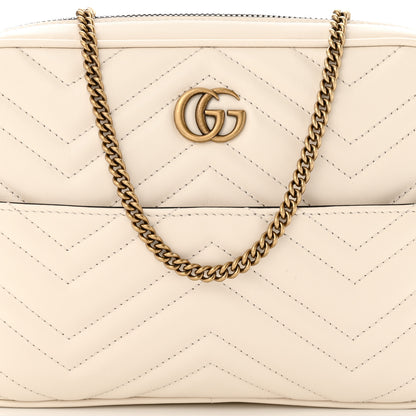 Gucci Calfskin Matelasse GG Marmont Multi-Use Mini Bag 85 34 Black Perfect Pink Mystic White 9 of 14