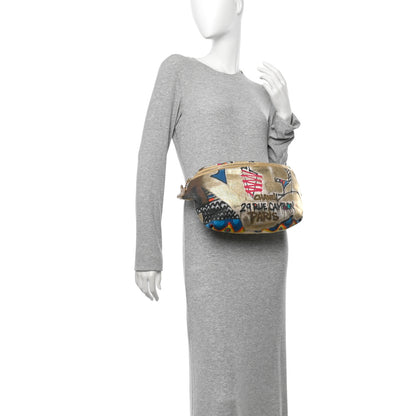 Chanel Graffiti Printed Canvas Street Spirit Waist Belt Bag Multicolor 2 of 10