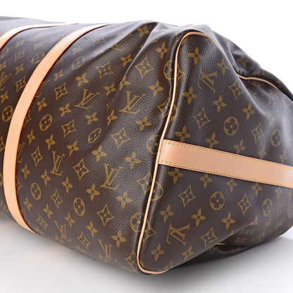 Louis Vuitton Monogram Keepall Bandouliere 55 10 of 11