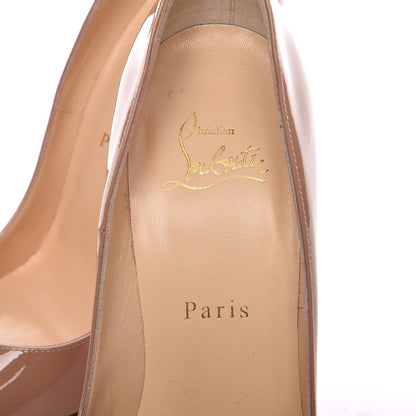 Christian Louboutin Patent So Kate 120 Pumps 37.5 Nude 7 of 8