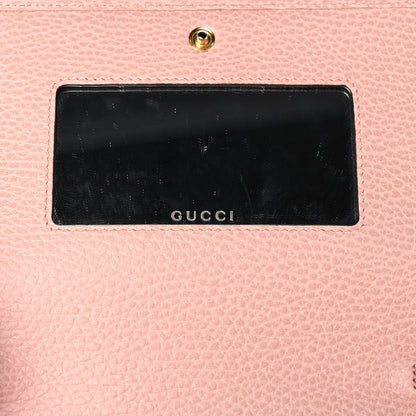 Gucci Dollar Calfskin Mini GG Marmont Chain Wallet Perfect Pink 6 of 10
