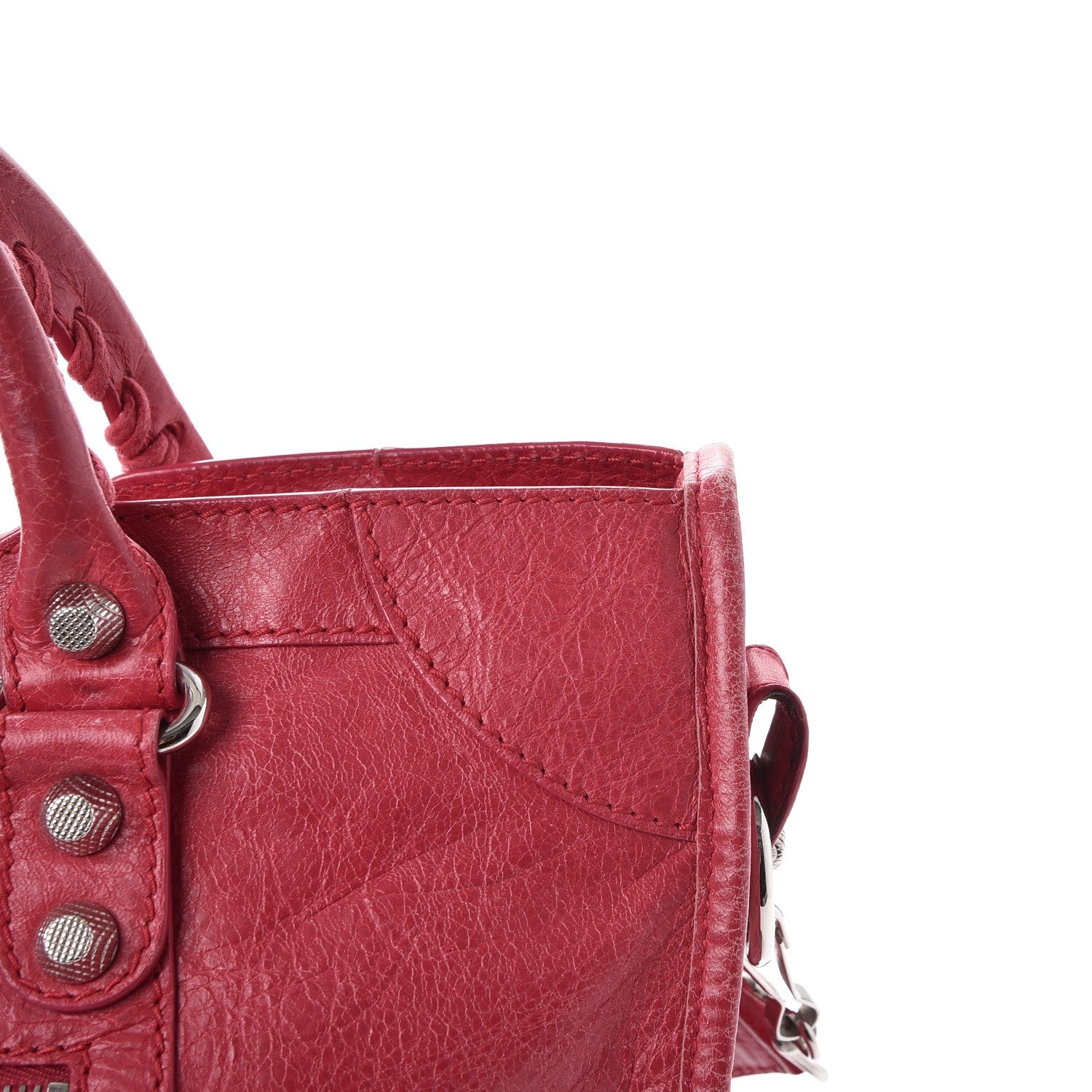 Balenciaga Agneau Giant 12 Silver Hardware City Rose Thulian 8 of 15