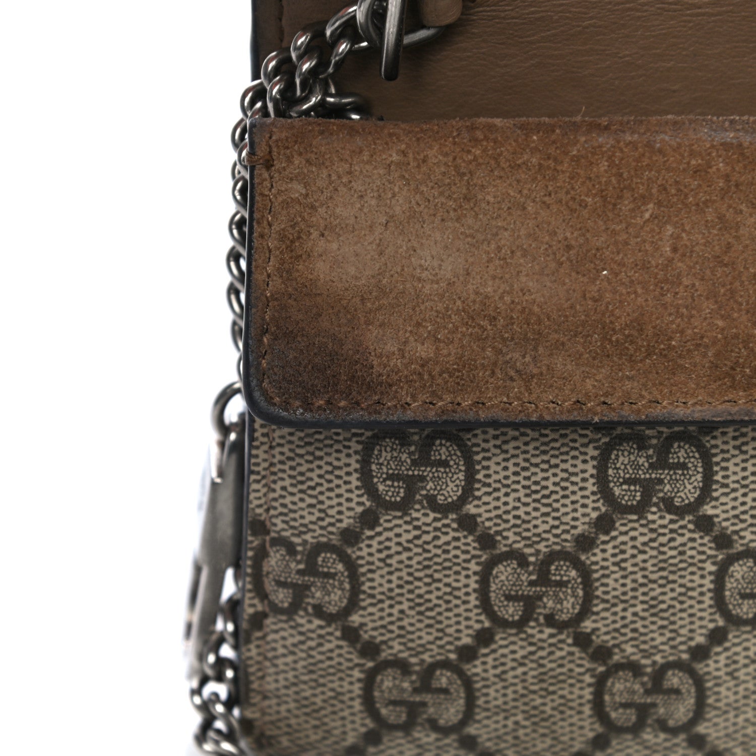 Gucci GG Supreme Monogram Super Mini Dionysus Shoulder Bag Taupe 25 of 27
