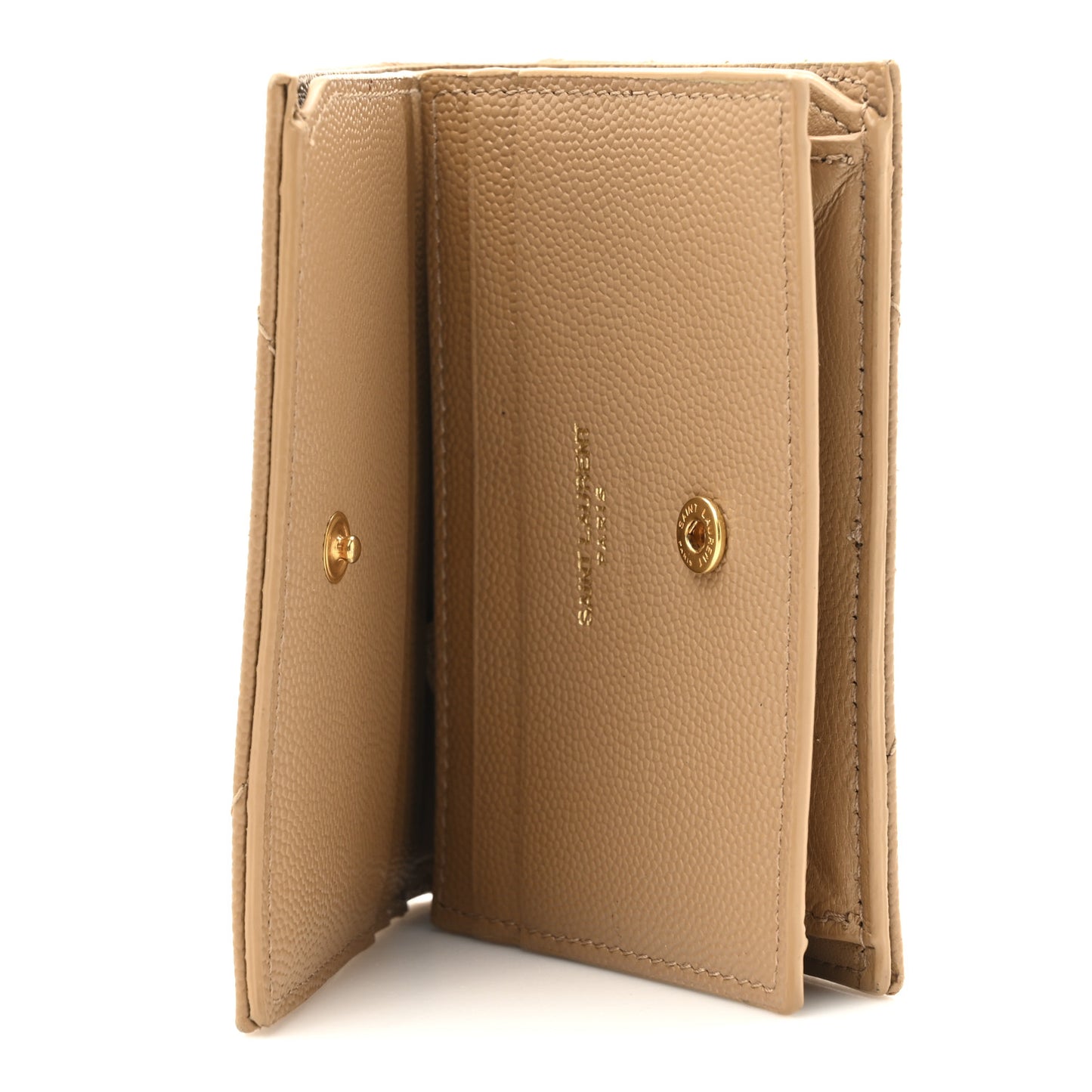 Grain De Poudre Matelasse Chevron Cassandre Card Case Cork