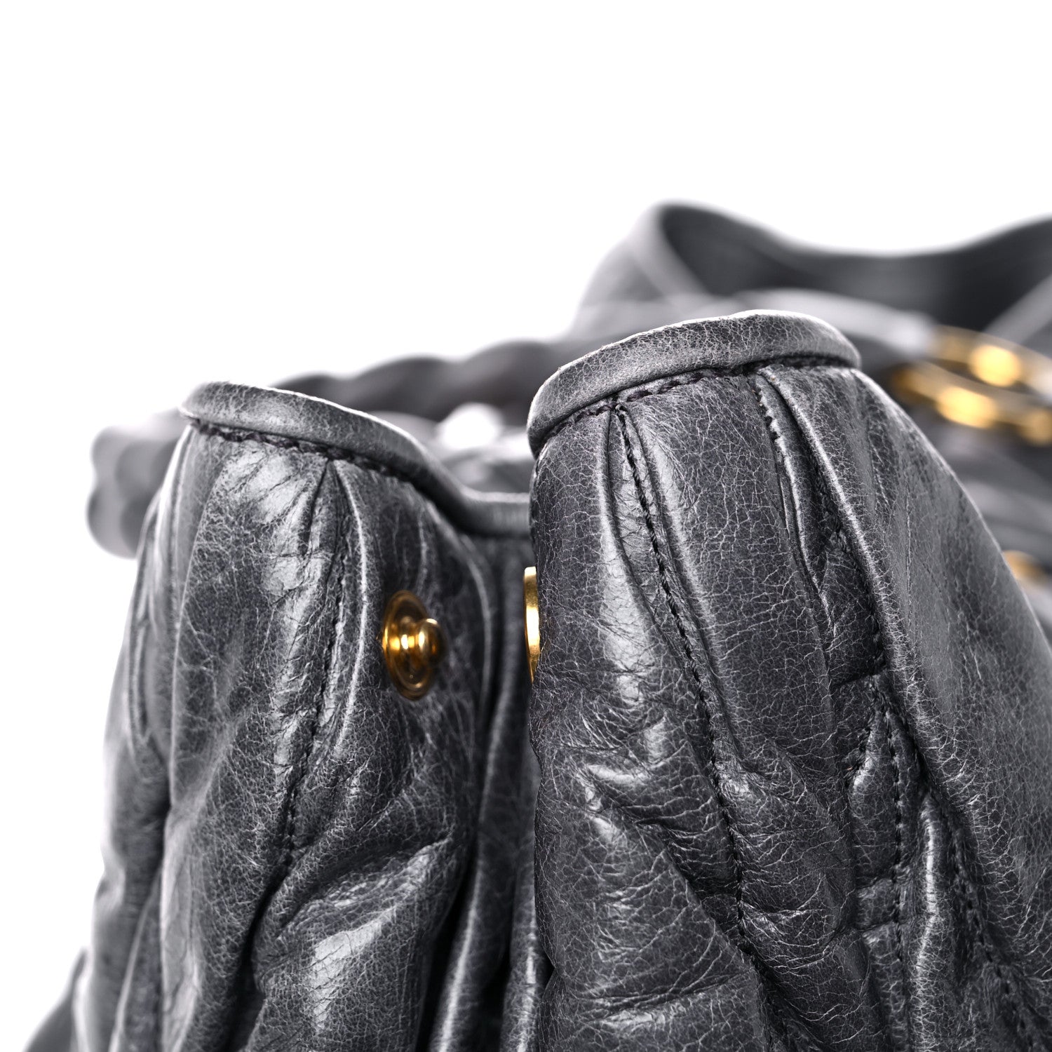Miu Miu Nappa Matelasse Shopping Tote Prugna 26 of 27