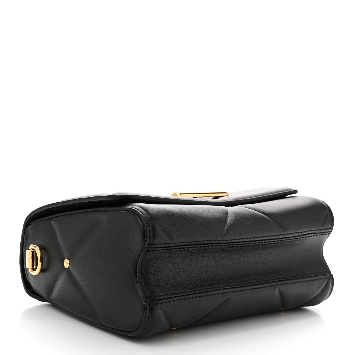 Louis Vuitton Lambskin Quilted Twist MM Black 5 of 10