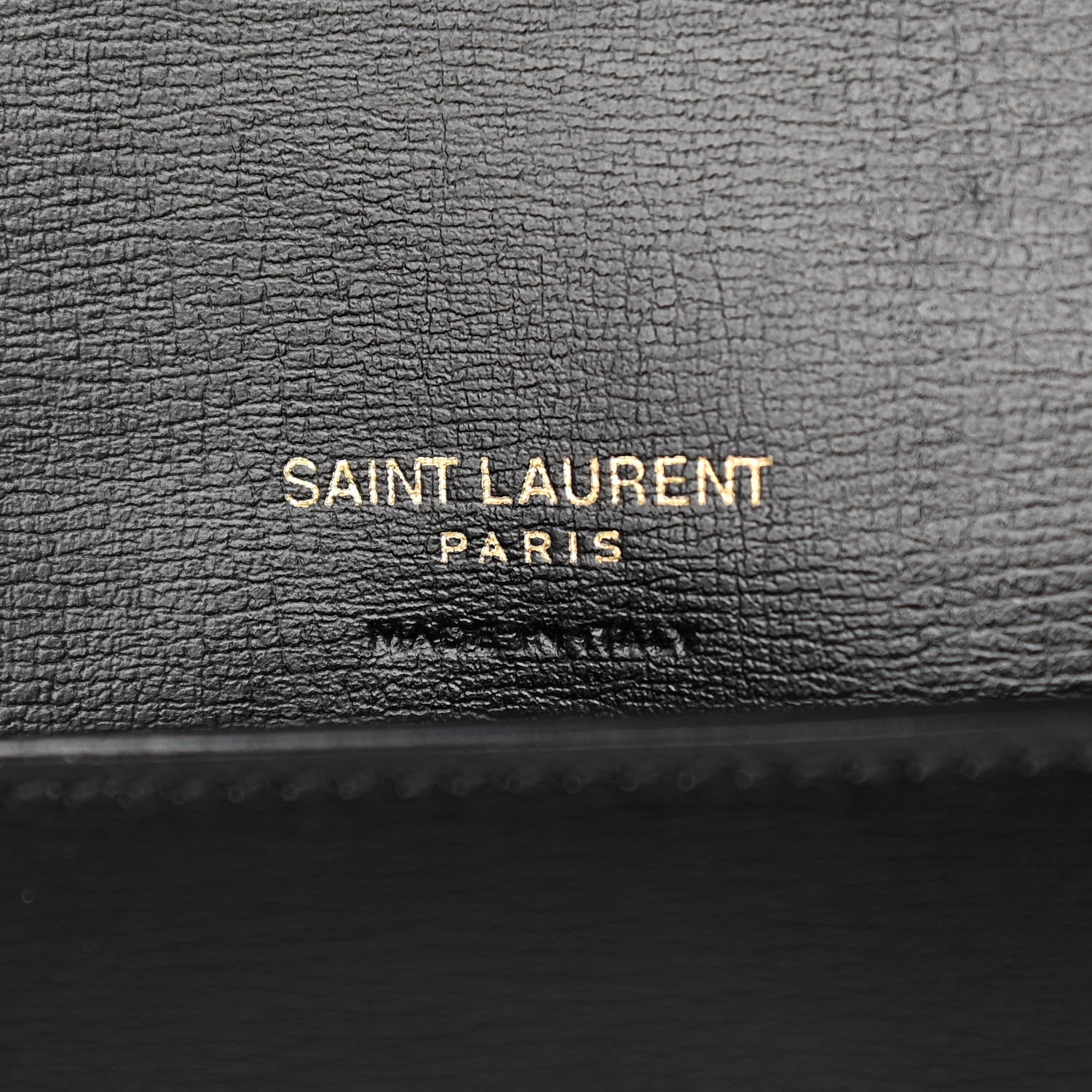 Saint Laurent Smooth Calfskin Monogram Phone Holder Crossbody Black 6 of 10