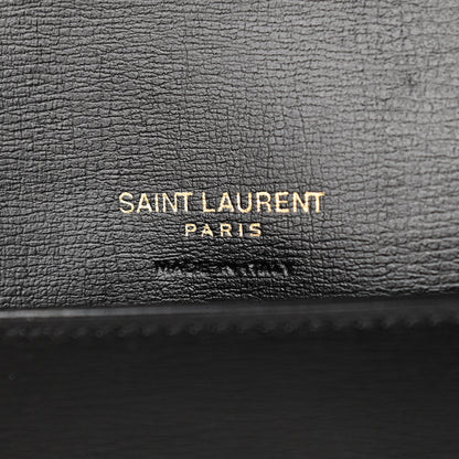 Saint Laurent Smooth Calfskin Monogram Phone Holder Crossbody Black 6 of 10