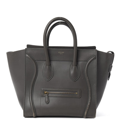 Celine Smooth Calfskin Mini Luggage Smoke 1 of 30