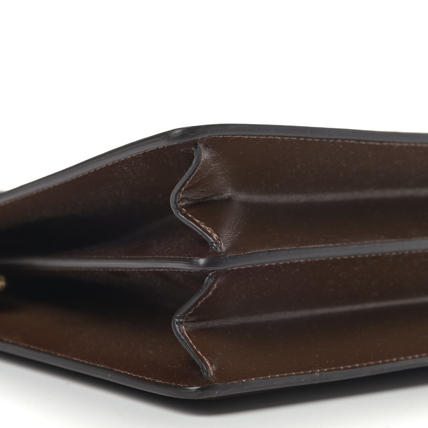 Patina Box Calfskin Medium Clasp Bag Camel
