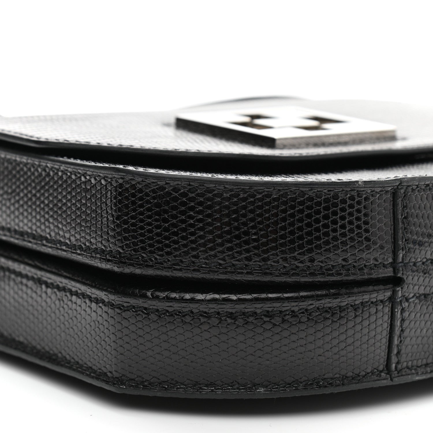Hermes Lizard Mosaique Au 24-17 Black 9 of 10