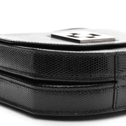 Hermes Lizard Mosaique Au 24-17 Black 9 of 10