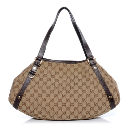 Gucci Monogram Medium Abbey Shoulder Bag Dark Brown 1 of 8