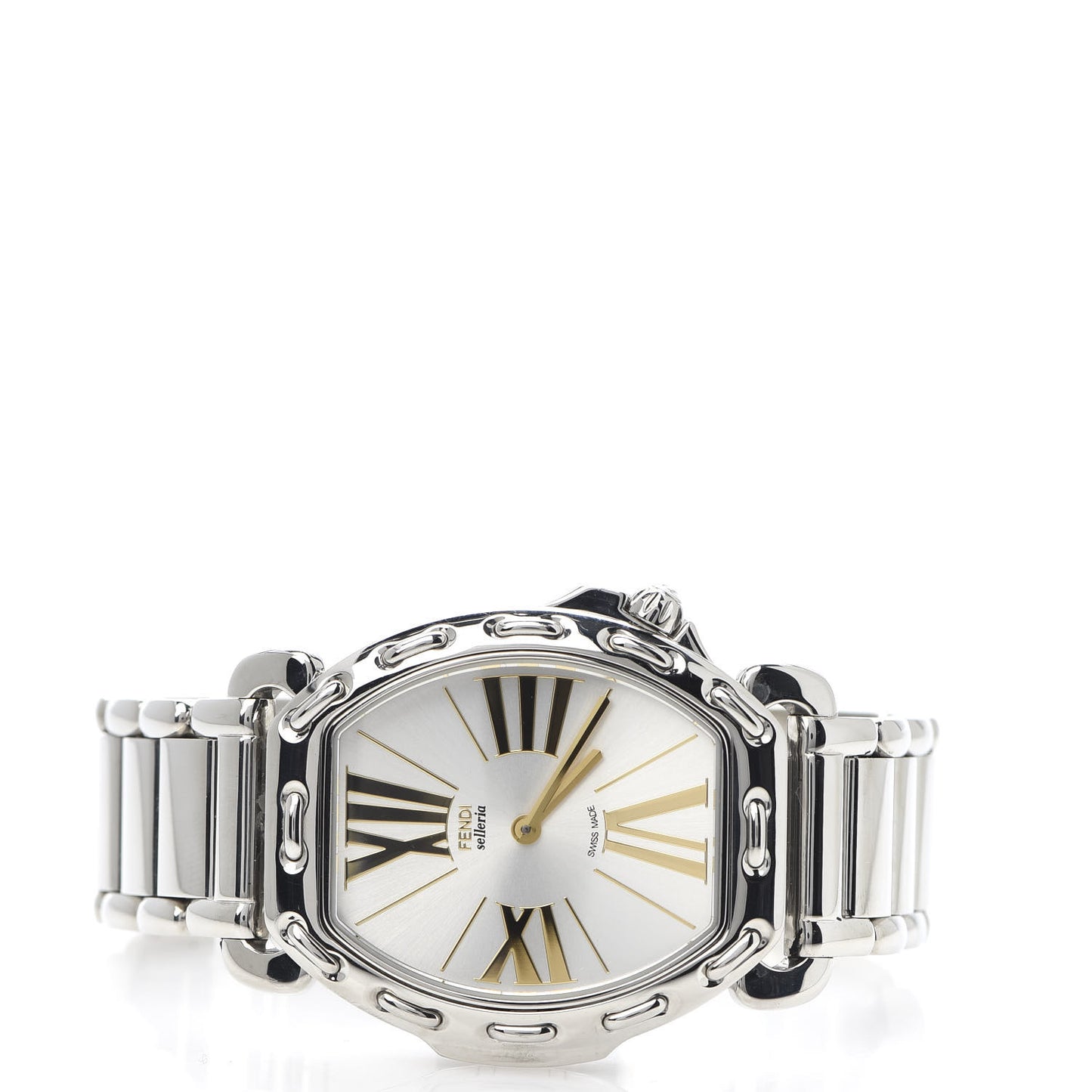 Stainless Steel 34mm Selleria Tonneau Quartz Watch