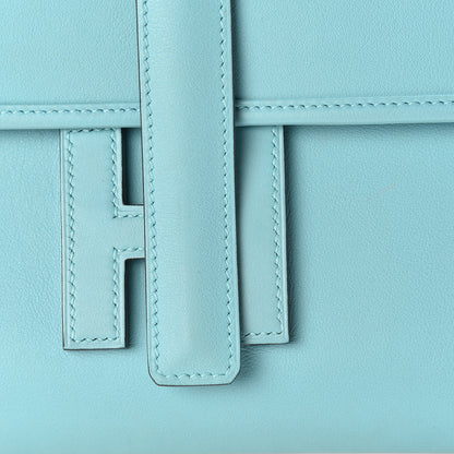 Hermes Swift Jige Elan 29 Clutch Bleu Atoll 9 of 11