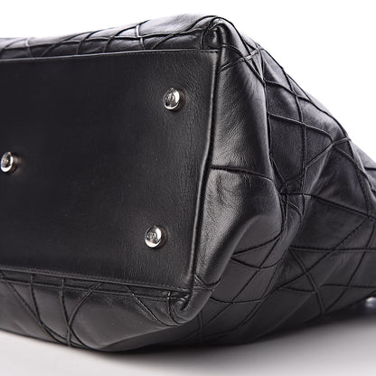 Christian Dior Lambskin Cannage Medium Granville Tote Black 12 of 12