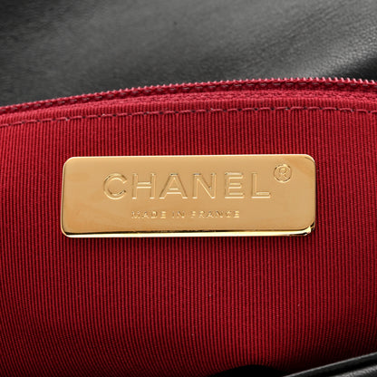Chanel Lambskin Quilted Medium Chanel 19 Flap Black 6 of 10