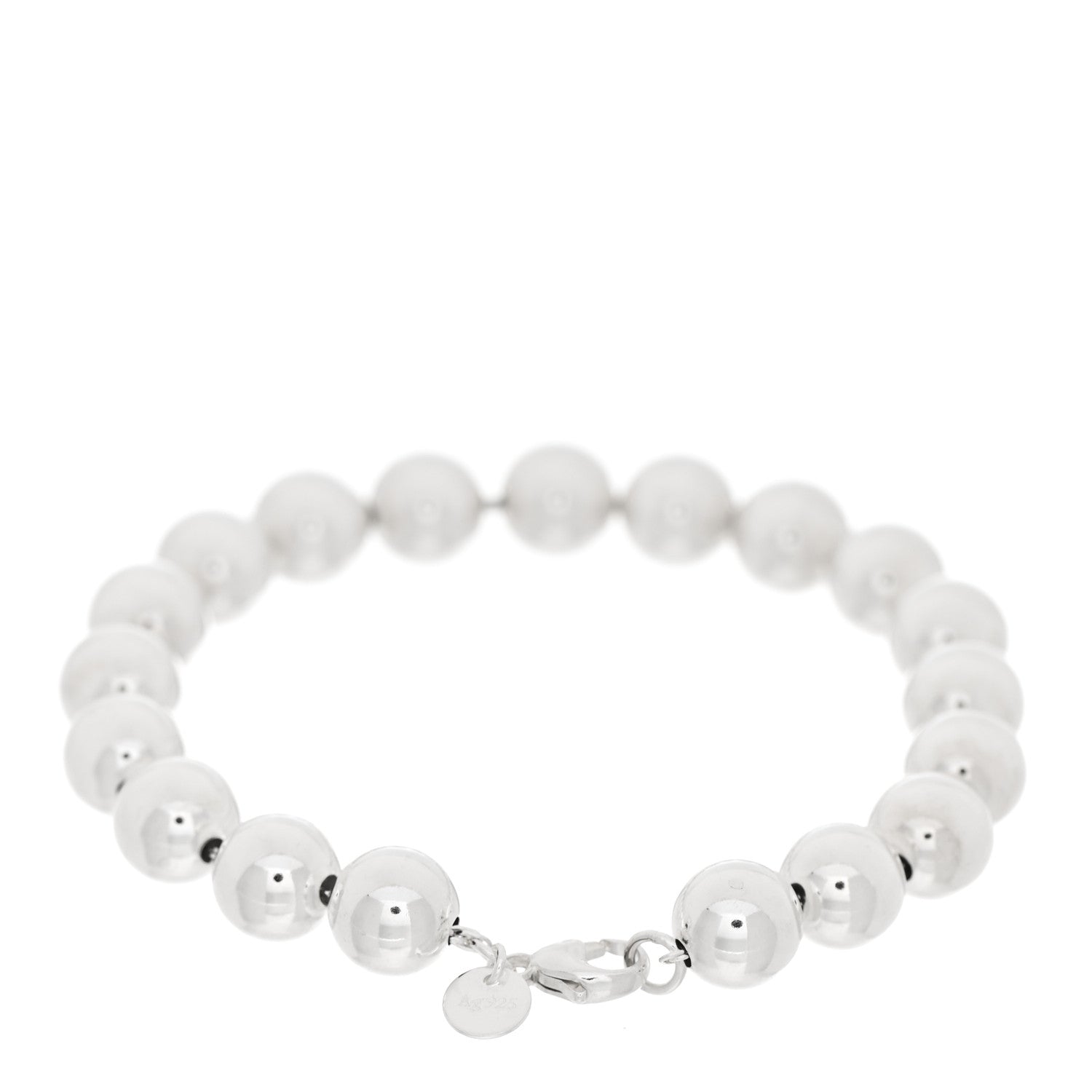 Tiffany Sterling Silver 10mm HardWear Ball Bracelet 2 of 4