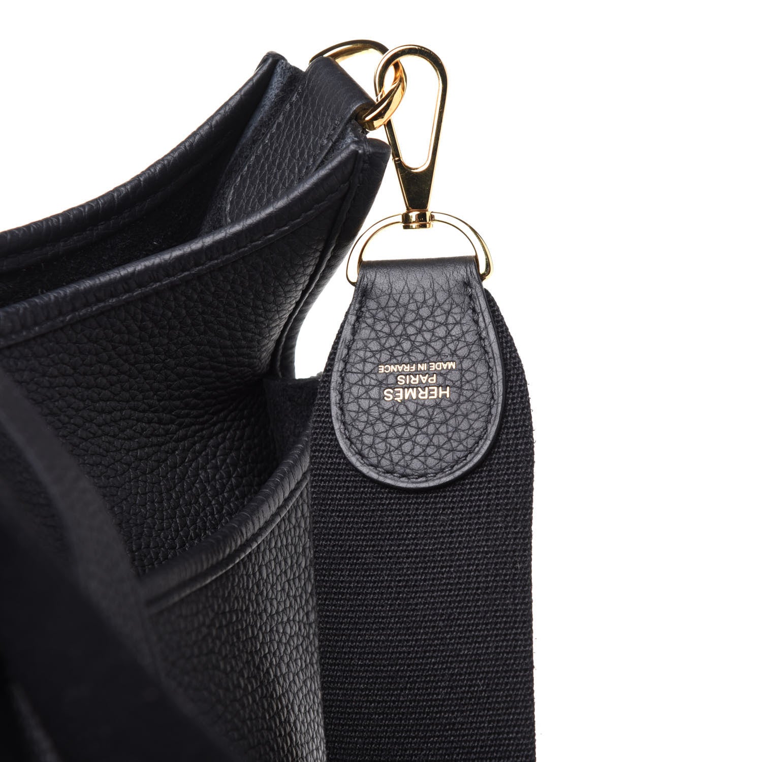 Hermes Taurillon Clemence Evelyne III PM Black 7 of 11