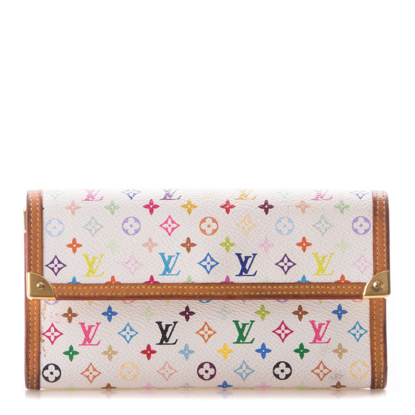 Monogram Multicolor Porte Tresor International Wallet White
