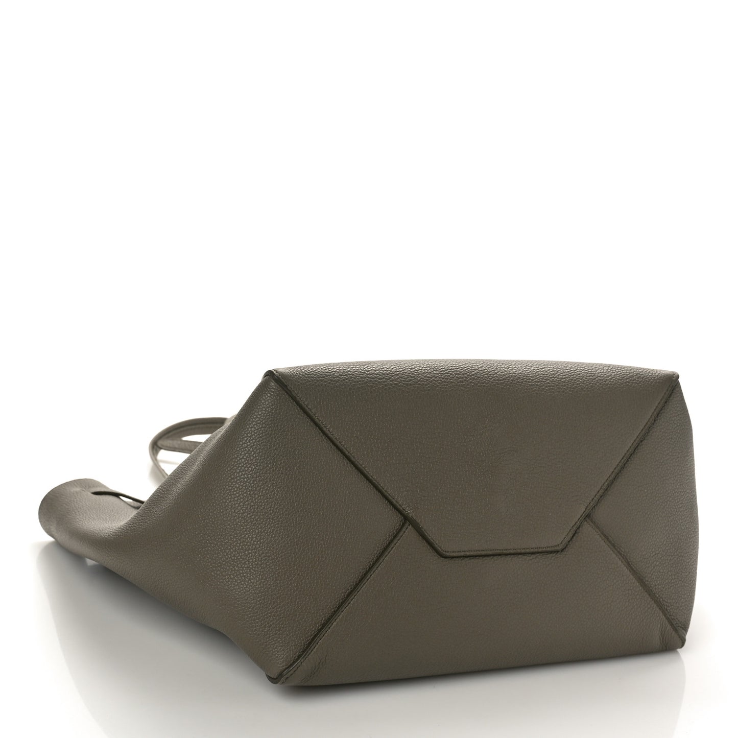 Soft Grained Calfskin Small Belt Cabas Phantom Taupe