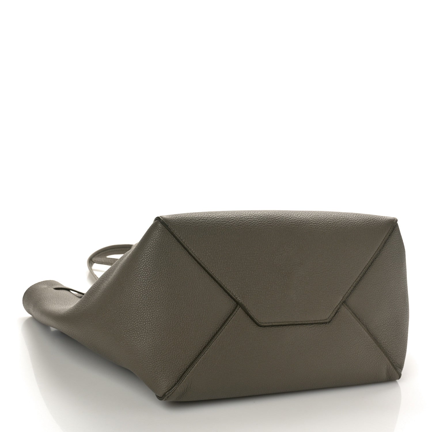 Celine Soft Grained Calfskin Small Belt Cabas Phantom Taupe 4 of 12