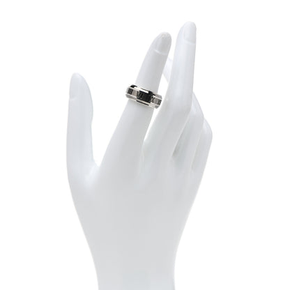 Tiffany Sterling Silver Titanium Atlas Band Ring 50 5.5 2 of 5