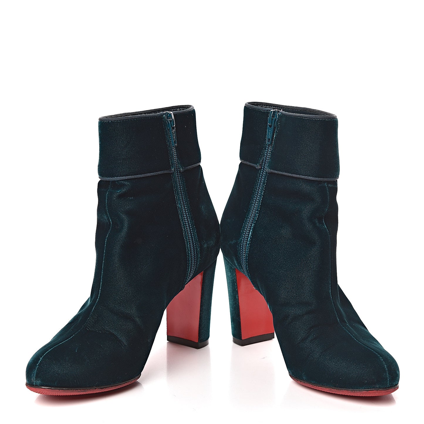 Veau Velours Moulamax 85 Booties 36.5 Petrol