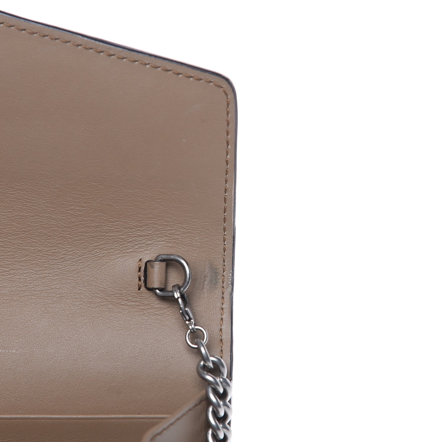 Gucci GG Supreme Monogram Mini Dionysus Chain Wallet Beige Taupe 11 of 11