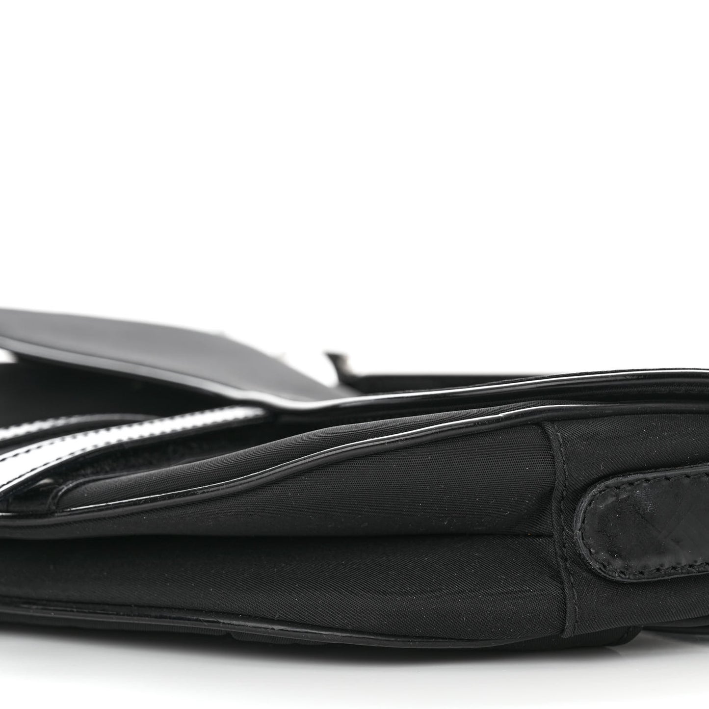 Nylon Saddle bag Black