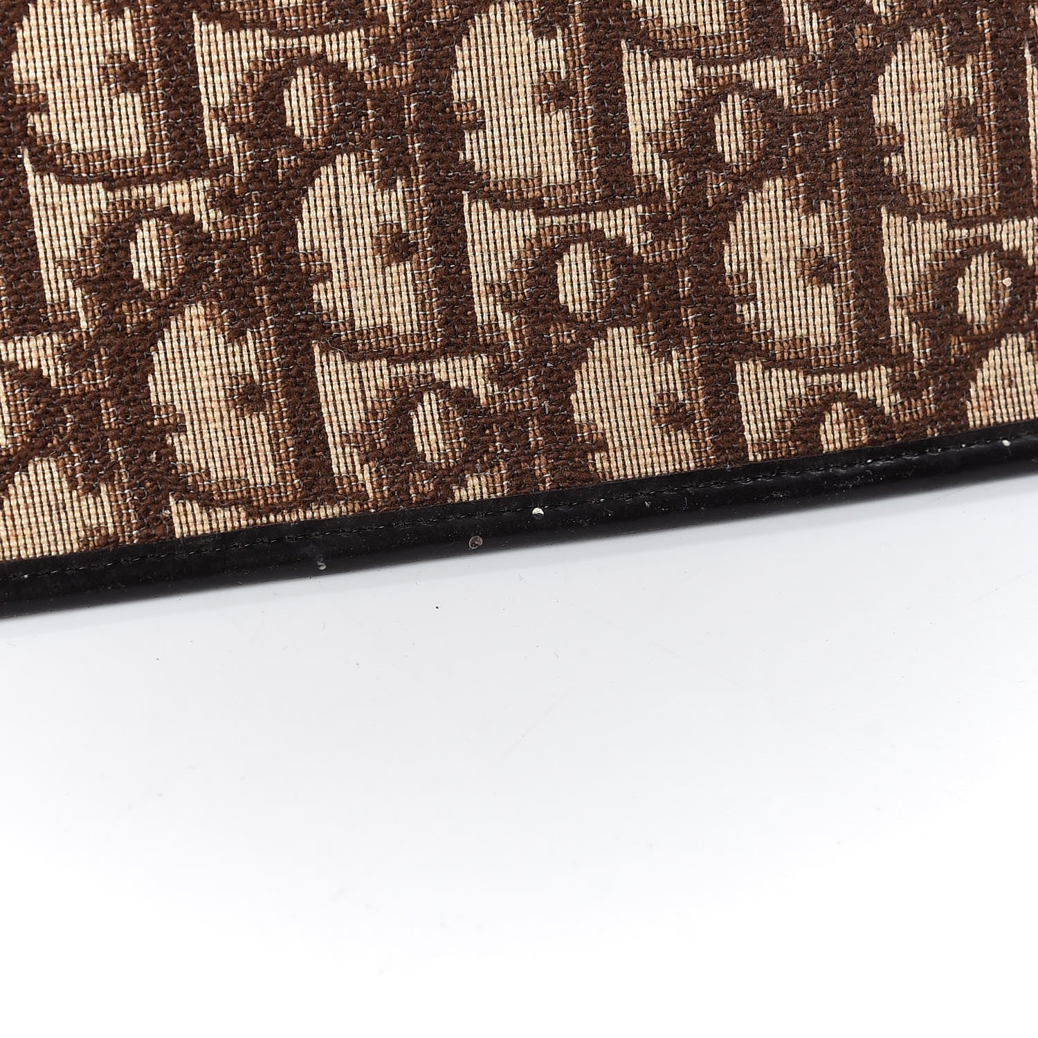 Christian Dior Monogram Fold Over Clutch Brown 12 of 12