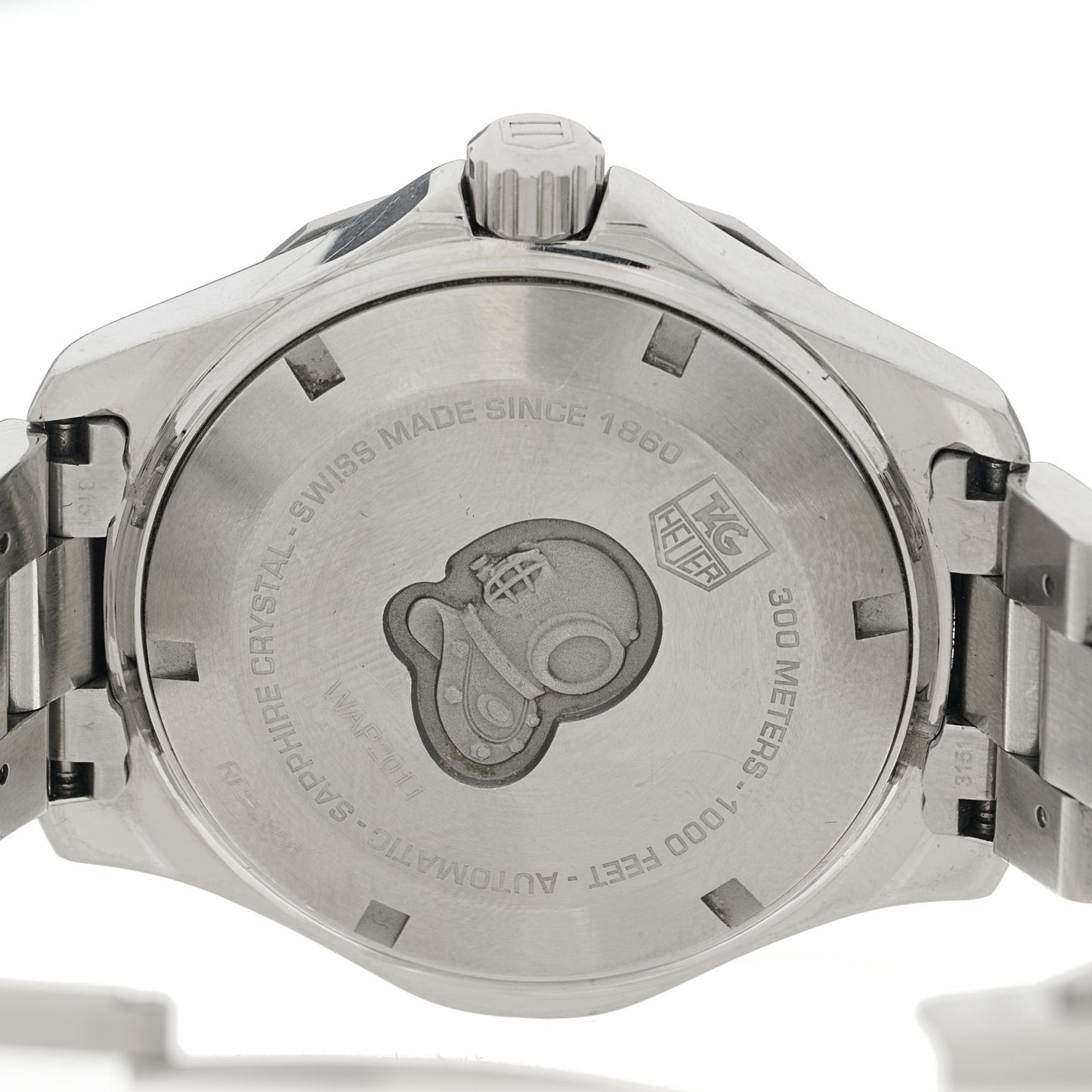 Stainless Steel 41mm Aquaracer 300M Quartz Watch Silver WAP2011